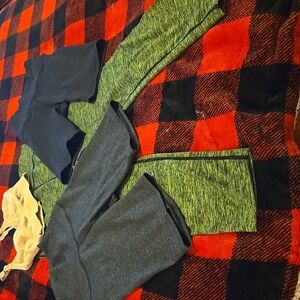 Kids Green and Gray Bottoms